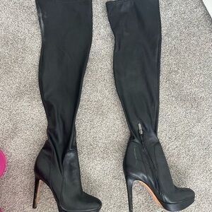Black over the Knee Boots